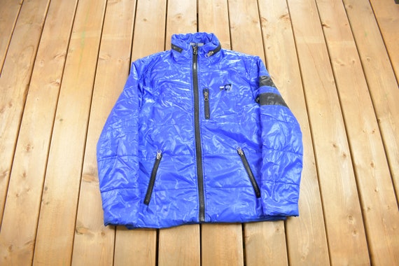 Vintage 1980s Fila Puffer Jacket Light Fila Jacket Vintage Bubble Jacket Winter Streetwear 80s Fila Full Zip Puffer Etsy