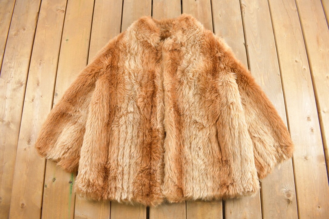 Lyra Faux Mink Fur Brown Coat