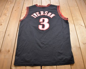Vintage Allen Iverson 76ers Basketball Reebok The Answer Jacket 1996-1997