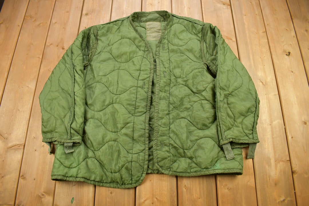 Vintage 1982 U.S. M65 Military Jacket Liner / Vintage Army Etsy