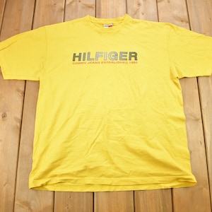 Vintage 1990s Tommy Hilfiger Tommy Jeans Graphic T Shirt / Made In USA / Streetwear / Graphic Tee / Vintage Tommy