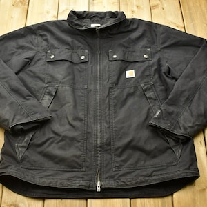 Vintage Carhartt Quick Duck Work Jacket / Workwear / Streetwear / 90s / Lined Jacket / Distressed Carhartt