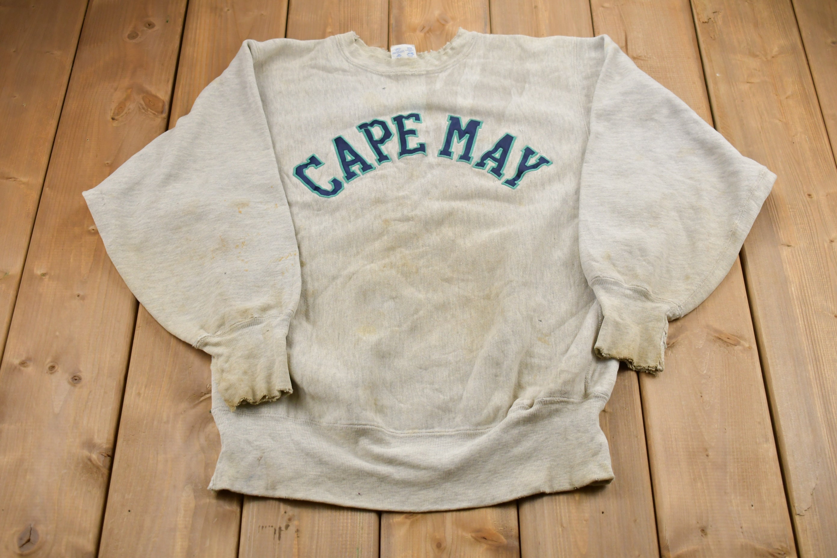 Vintage 1990s Champion Reverse Weave Cape Cod Sweatshirt