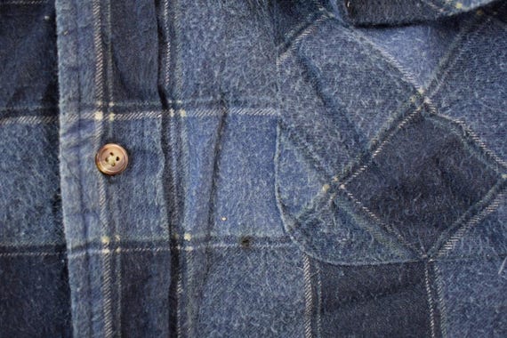 Vintage 1990s Basic Editions Quilt Lined Plaid Bu… - image 4