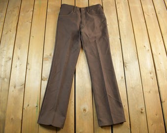 Vintage 1980s Wrangler Rancher Denim Jeans Adult 33 x 33 / American Vintage / Made in USA / Cowboy Western /  Workwear / 80s Pants