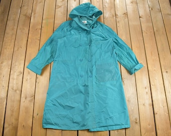 Vintage 1990s The Totes Coat Windbreaker Rain Jacket / Streetwear / Light Jacket / Vintage Windbreaker / Long Jacket