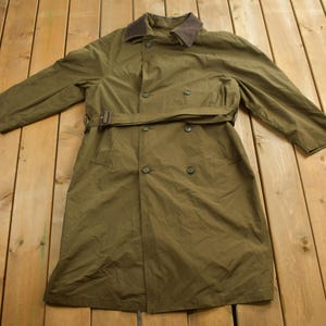 Vintage 1980s London Fog Full Length Trench Jacket / London Fog / Formal Wear / Streetwear / 80s Trench Coat / Overcoat / 80s London Fog
