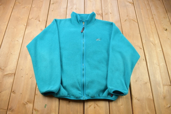 Vintage 1990s REI Full Zip Fleece  Sweatshirt / 1… - image 1