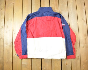 Vintage 1990s Izoid Off Shore Racing Nautical Light Jacket