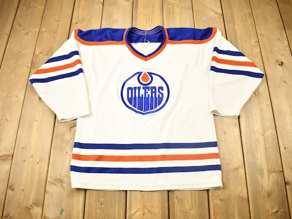 Vintage CCM Maska Edmonton Oilers NHL Jersey Mens Medium Brand New w/Tags