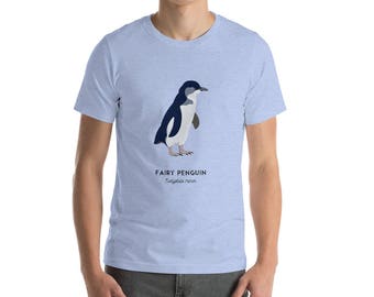 Fairy penguin shirt, Little Penguin, Australian animal shirt, bird Tshirt, Australian native animal, unisex shirt, mens shirt, womens shirt