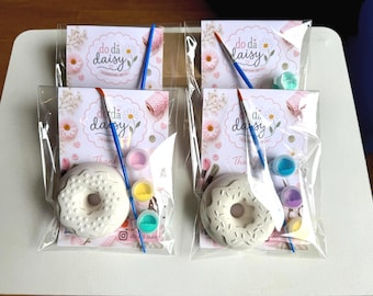 DIY Acrylic Paint Doughnut, Party Favor, Art Project, Goodie Bag