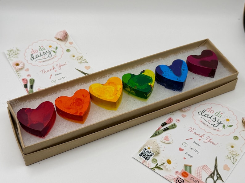 Heart-Shaped Crayons