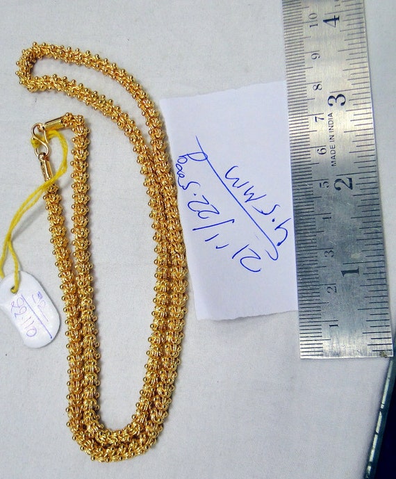 Gold Chain 22k Gold Necklace 22 K 