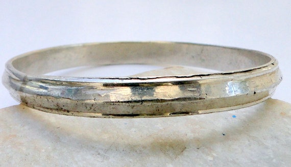 Sikh kara chakri stainless steel singh kaur lines design punjabi kada  bangle g9a | eBay