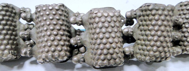 Ethnic Tribal Old silver Beads Bracelet Rajasthan India