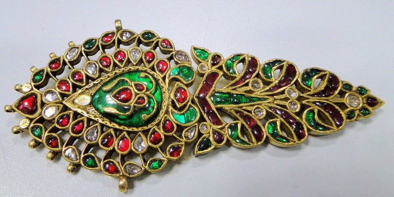 Royal Ruby Turban / Pocket Pin main image 1