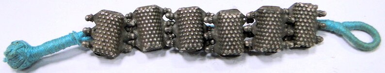 Ethnic Tribal Old silver Beads Bracelet Rajasthan India