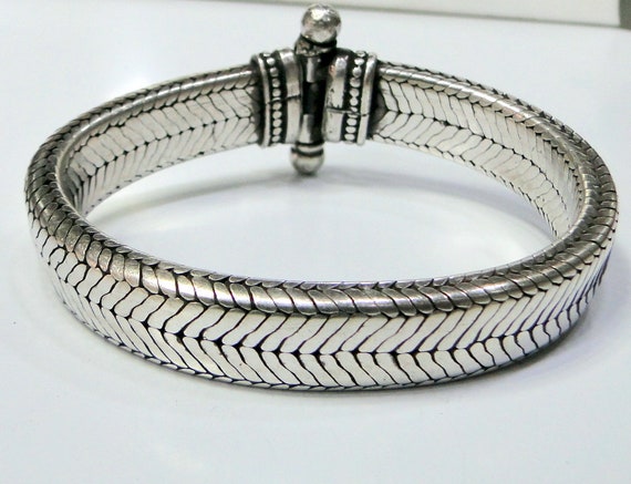 silver bangle for mens with grams