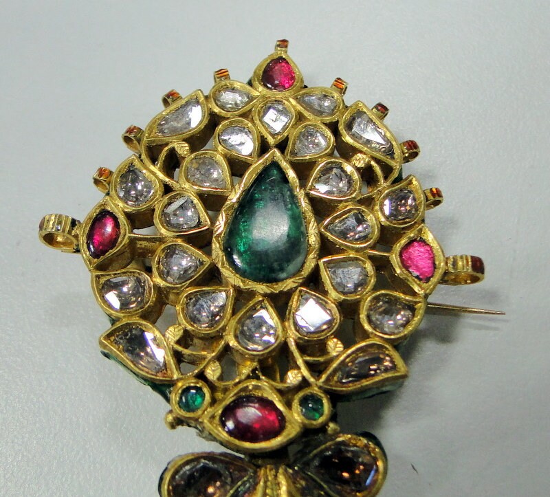 Royal Ruby Turban / Pocket Pin