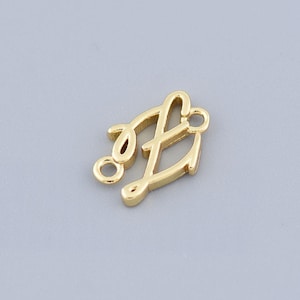 Dijes de símbolos rellenos de oro de 18 quilates, colgantes de símbolos especiales, joyas de símbolos, para pulseras, collares, pendientes y fabricación de joyas DIY, 12,5 x 8,5 mm
