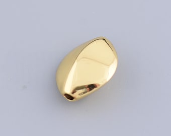 Simple Oval Beads,18K Gold Filled Oval Spacer Beads,Oval Beads, for DIY Jewelry Making,17x14.5mm