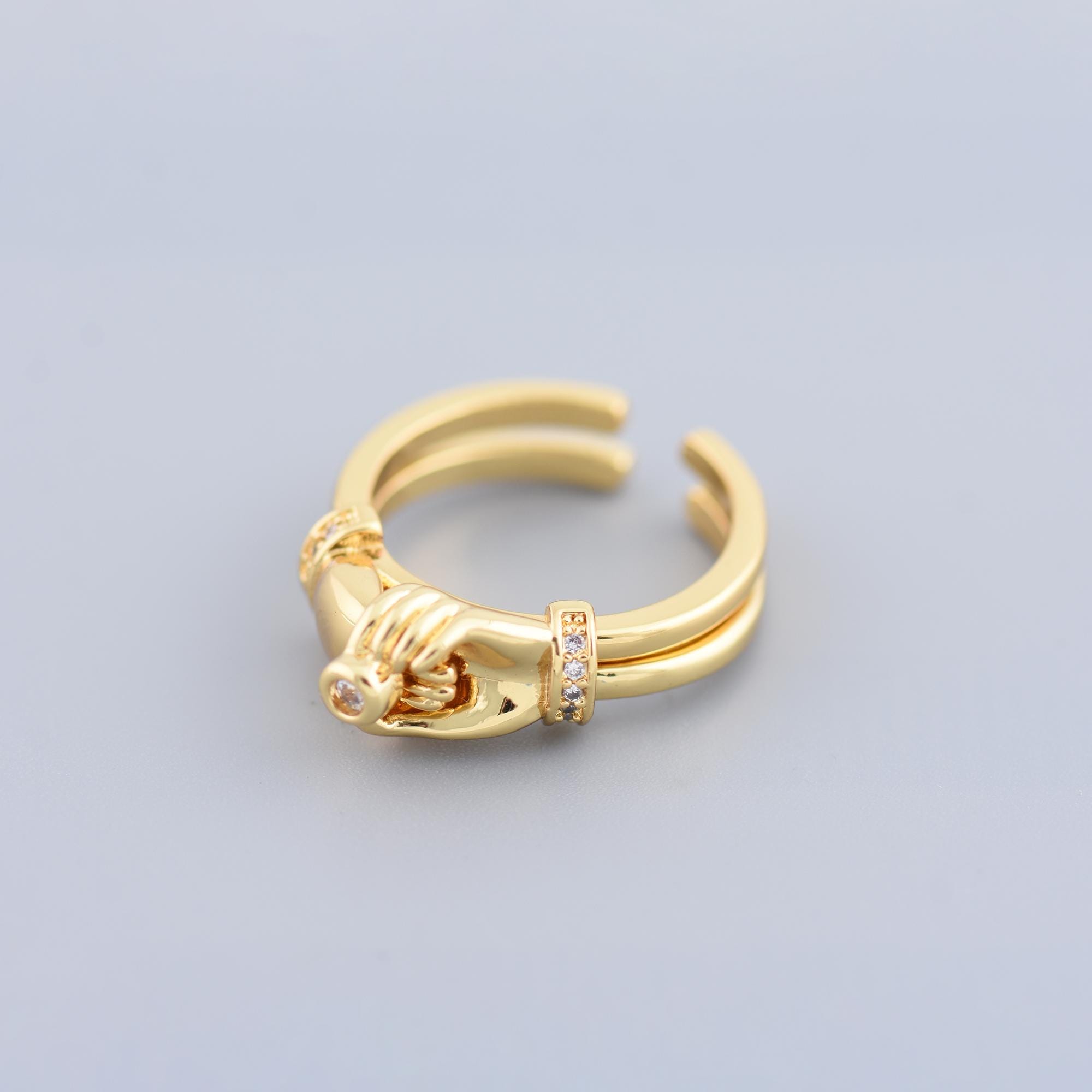 Joyas Artesanales Anillo Gimmel Significado Anillo Claddagh