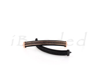 Gebogene Mikro Pflaster Connector, Charm/Anhänger/Connector/Halskette/Armband, DIY Schmuck Charm Perle 60x4mm