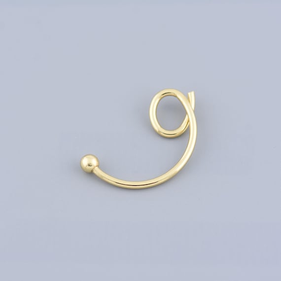 Pendentif ligne en or 18 carats, breloques ligne simple, bijoux