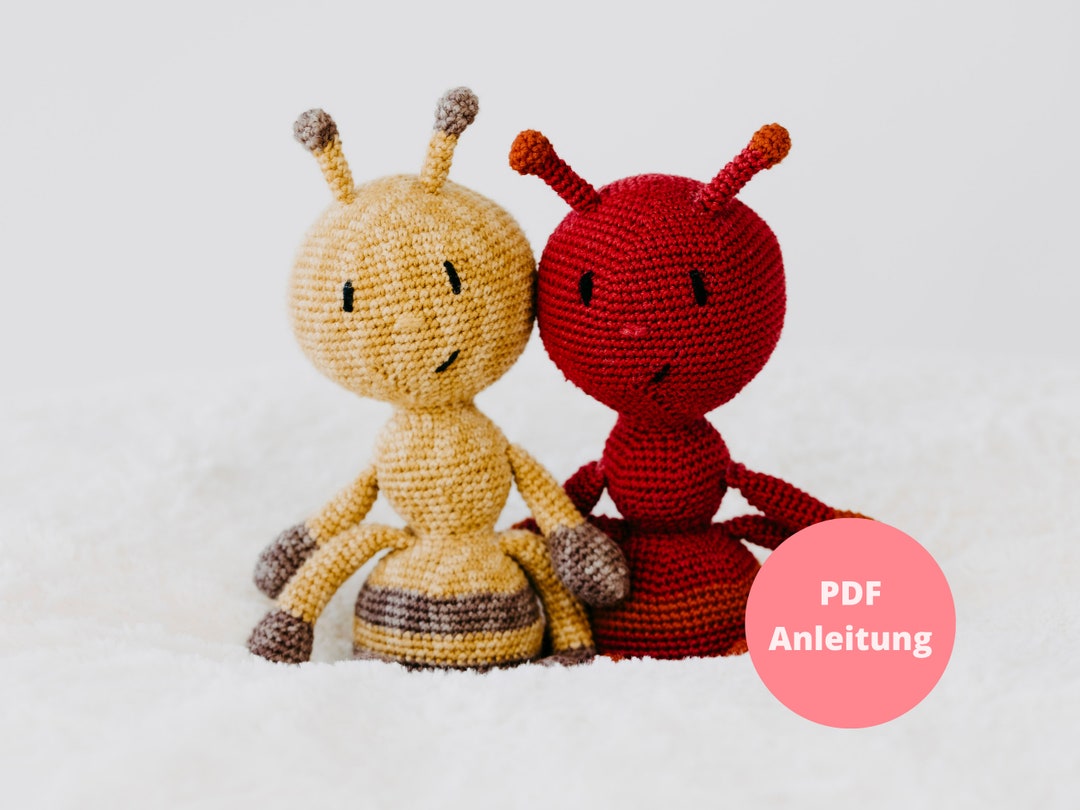 Crochet Pattern Amigurumi Ant Amadeus (german), PDF Pattern for a Self ...