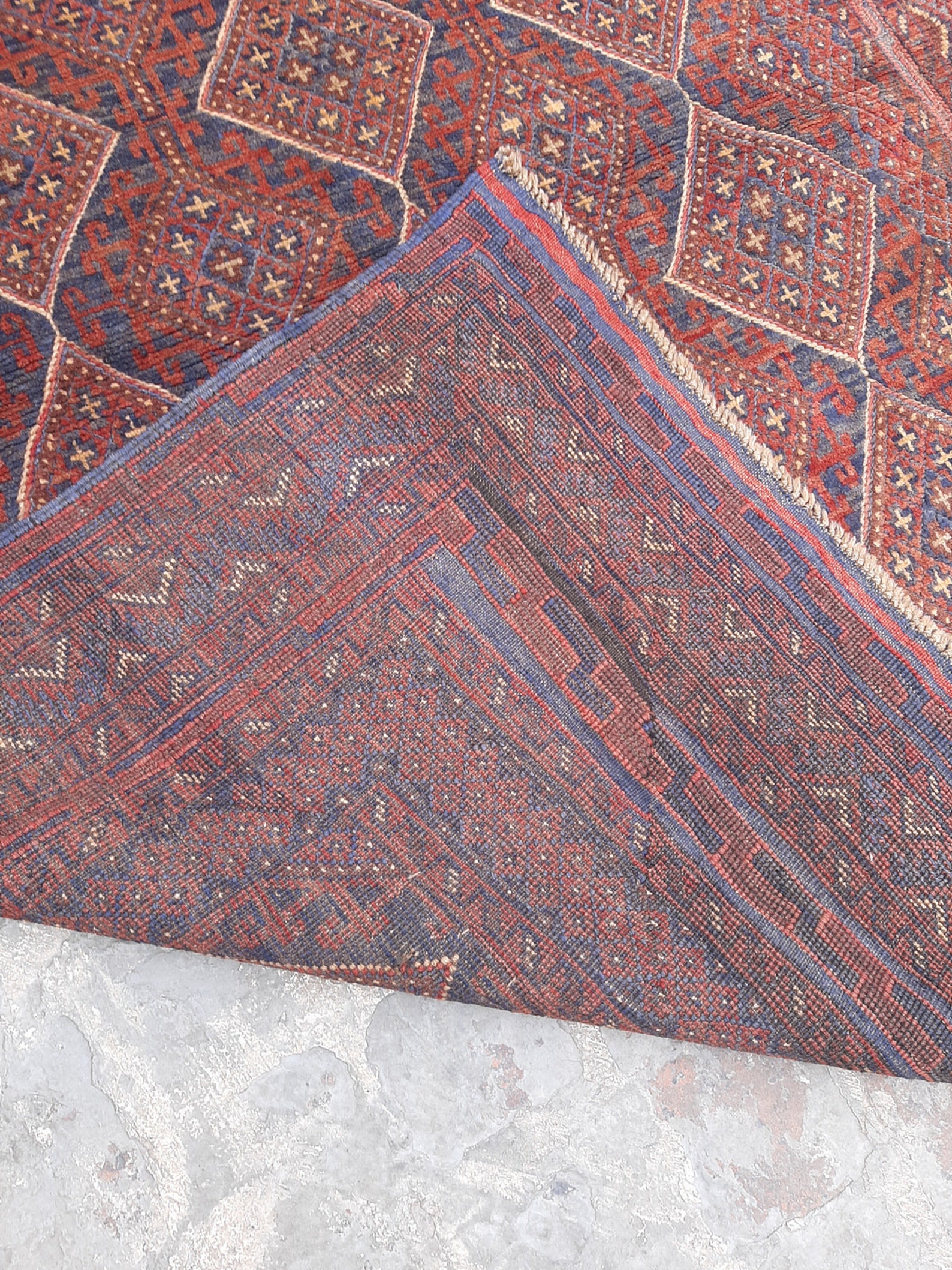 48 x 68 Füße Vintage afghanischen Teppich flache Weben | Etsy