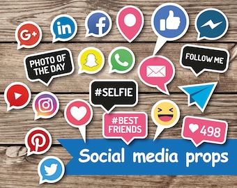 Social Media Props - Etsy