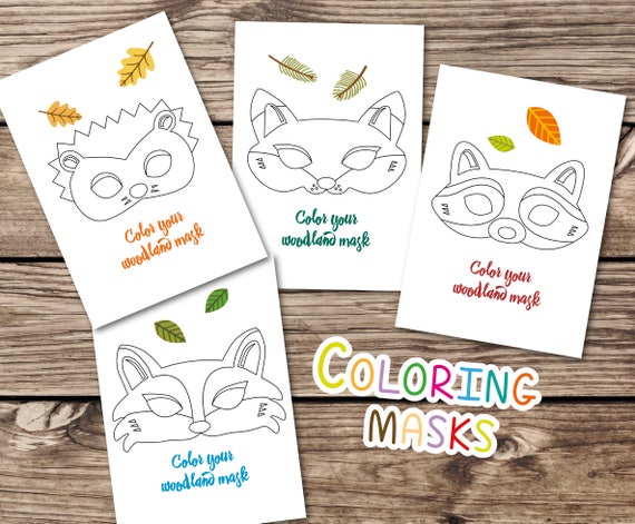 64 Coloring Pages Of Animal Masks  Latest Free