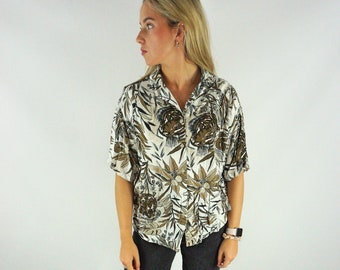 vintage womens shirt blouse in small