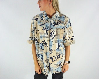 vintage womens shirt blouse in small