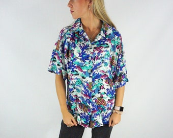 vintage womens shirt blouse in small