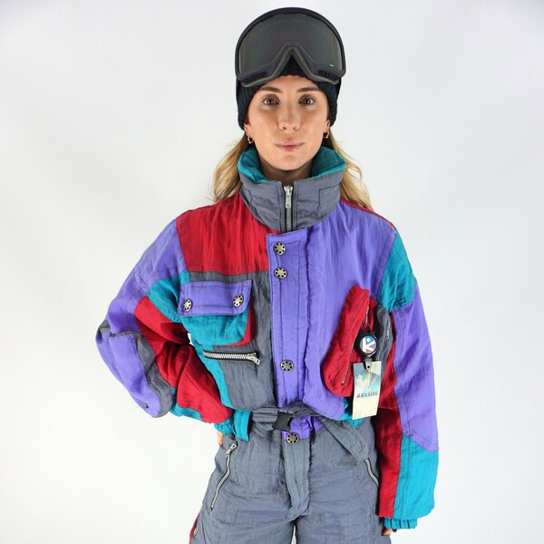 Ski Suit Womens Vintage Etsy