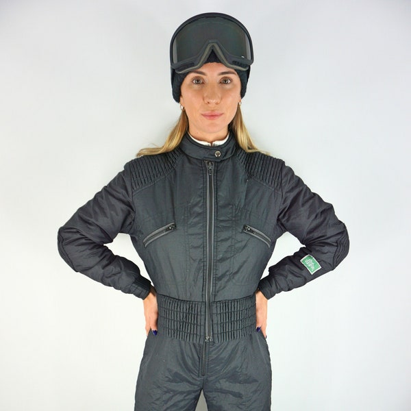Womens vintage TWO PIECE ski suit in extra small uk size 6
