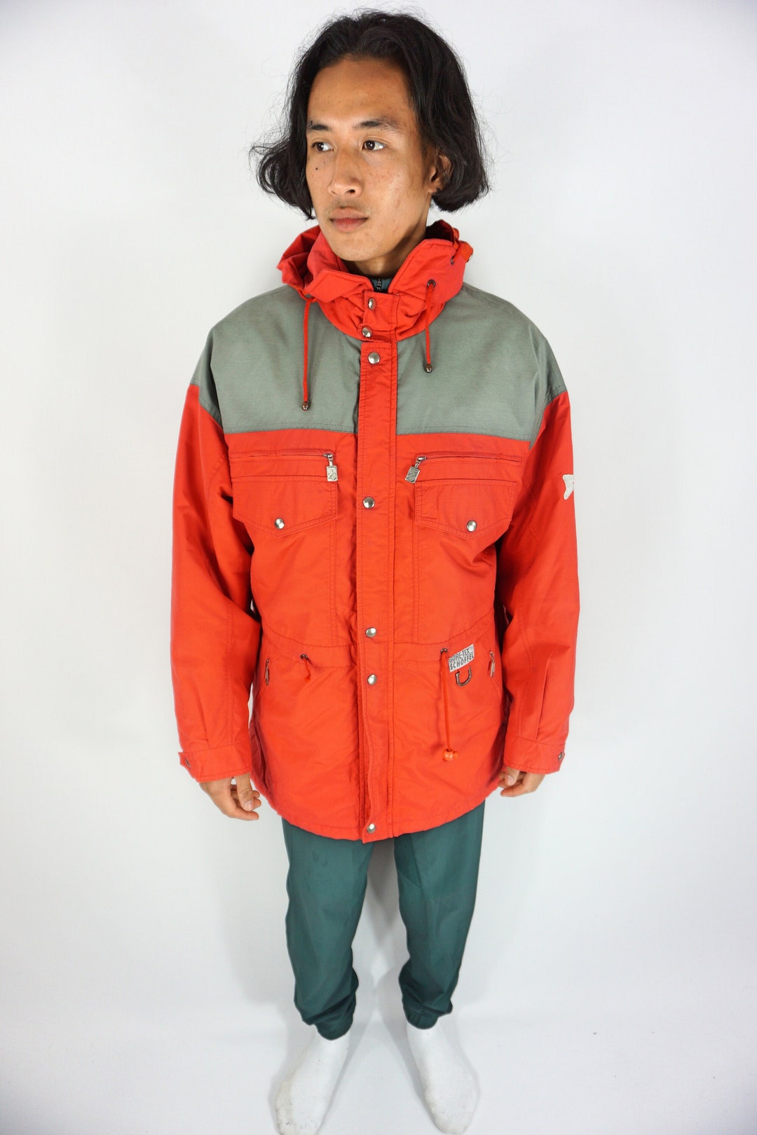 Mens Vintage Ski Jacket in Large Etsy