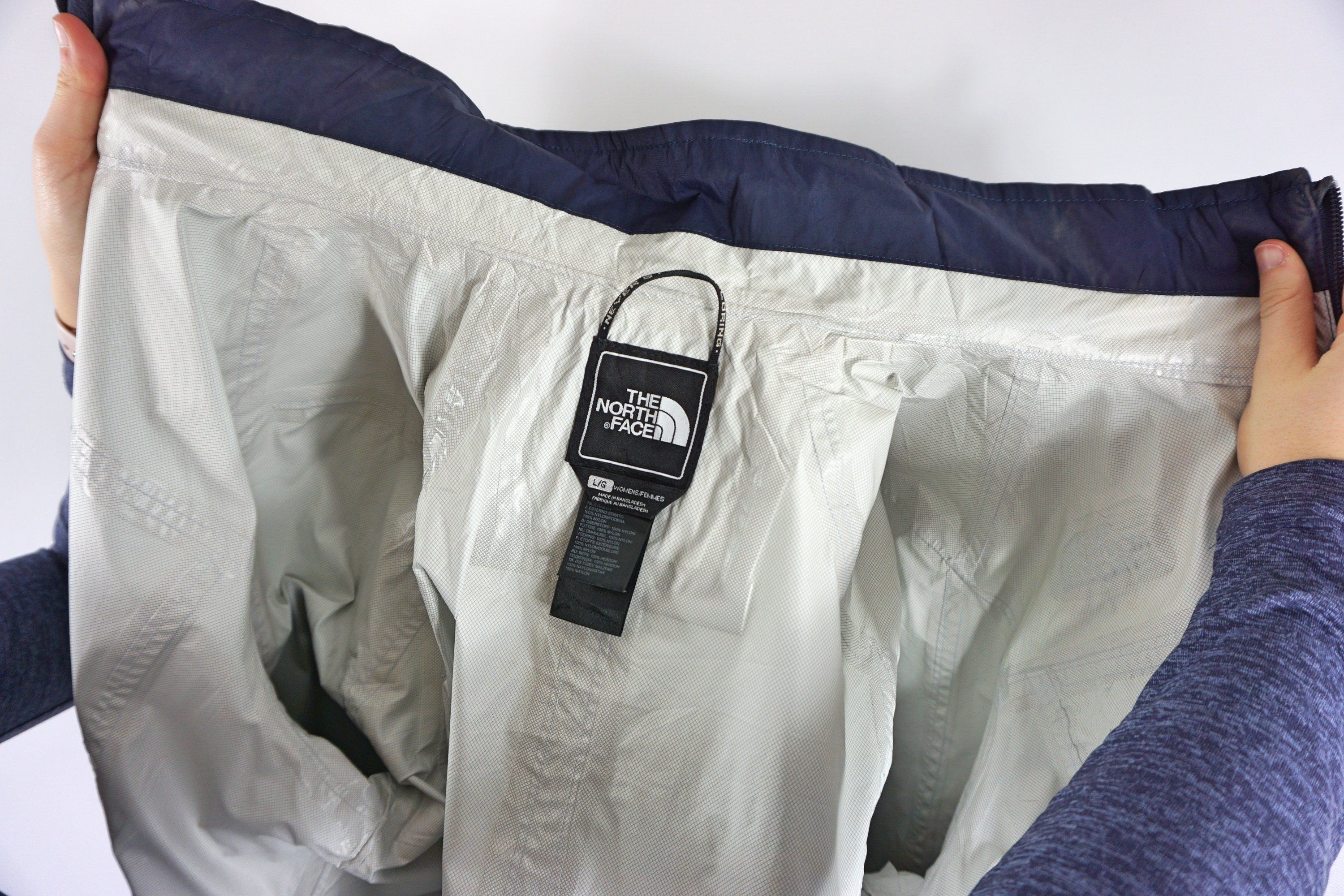 North face rain jacket peeling clearance