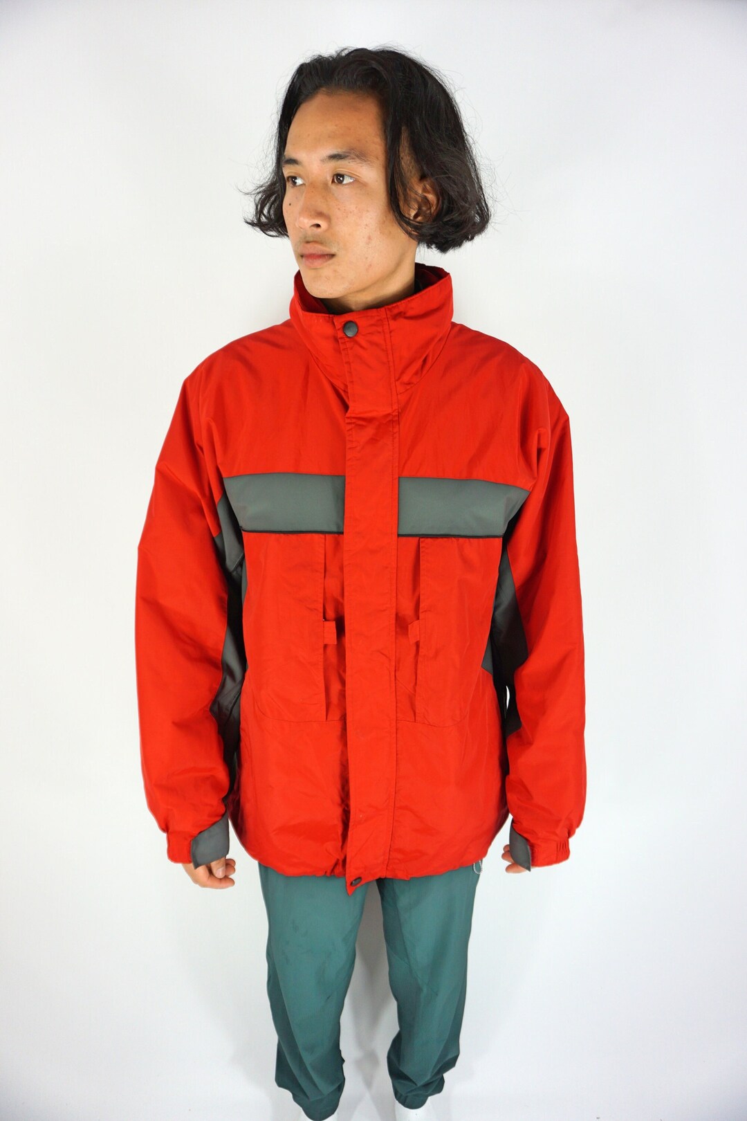 Mens Vintage Ski Jacket in Large Etsy