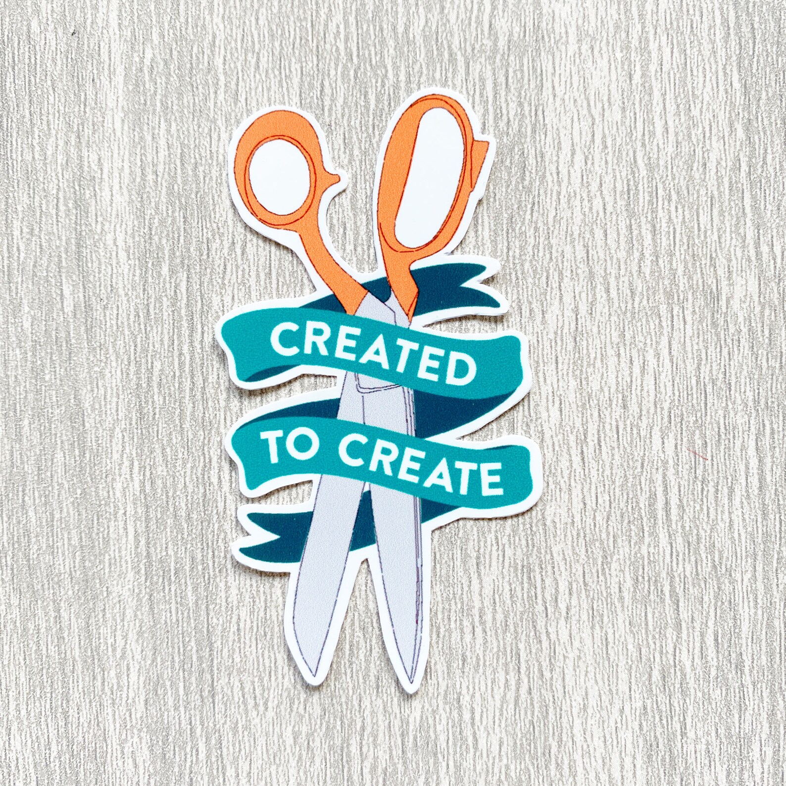 Created to Create Vinyl Sticker Sewing Decals Sewing Themed Etsy UK