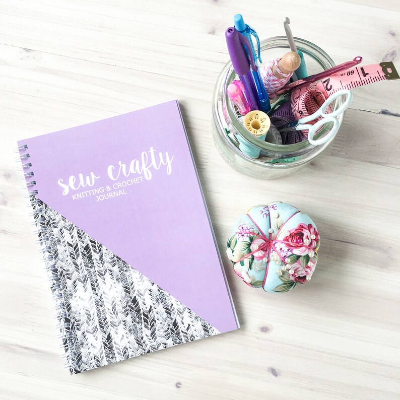 Knitting Journal Crochet Journal Yarn Record Notebook for Etsy