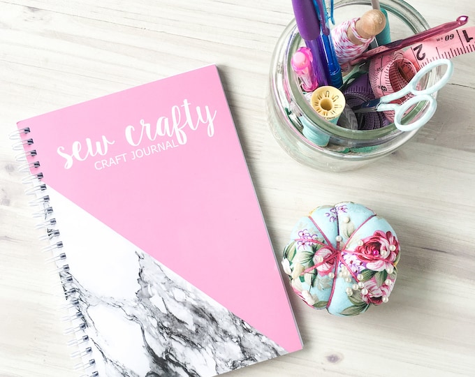 Craft Journal Craft Record Notebook for Crafters Sewing Journal Craft