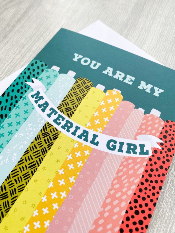 material girl card cover