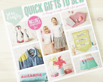Fat Quarter Sewing Book par Samantha Claridge de Sew Crafty - Cadeaux rapides à coudre - Cadeau de couture - Sewing Lover - Sewing Crafts Gift for Sewist