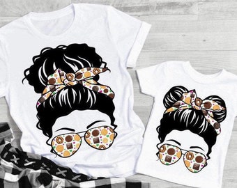 Girl Scouts Matching Cookie Life Messy Hair Bow T-Shirt Mom Personalized Troop Summer Shirt Daisy Brownie Custom Leader Gift Mommy and Me