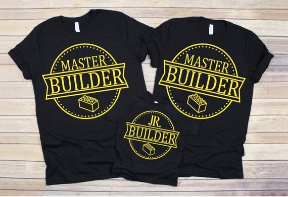 Master Builder Shirt | Cute Master Block Builder Bricks Gift Master Builder Shirt | Cute Master Block Builder Bricks Gift