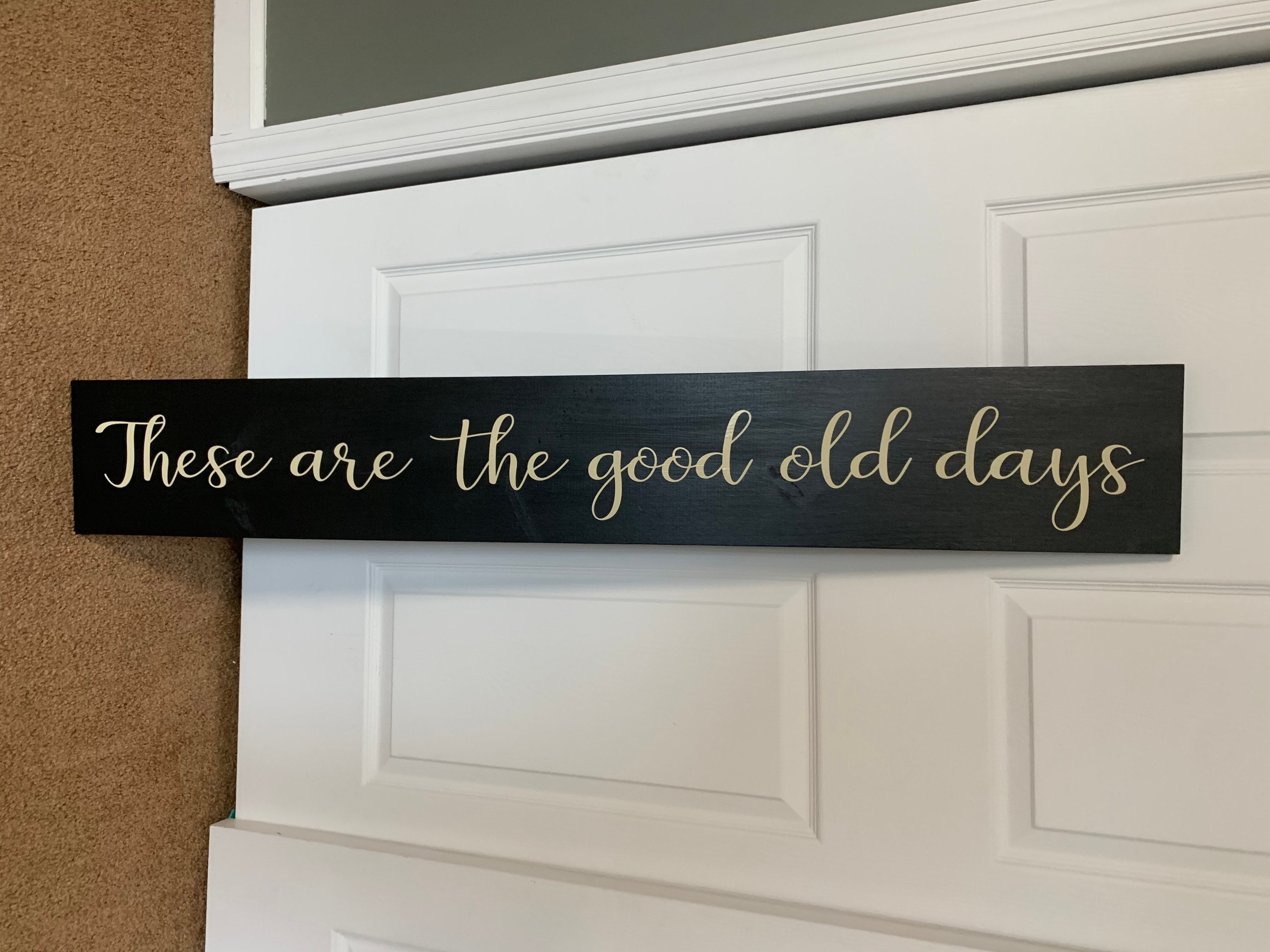 4'x7.25 Hand Painted Wood Board Sign Your Design Etsy