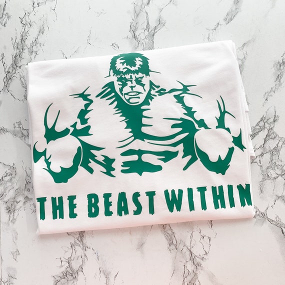 The Beast Within Hulk Mens Bodybuilding T-shirt Gym Workout